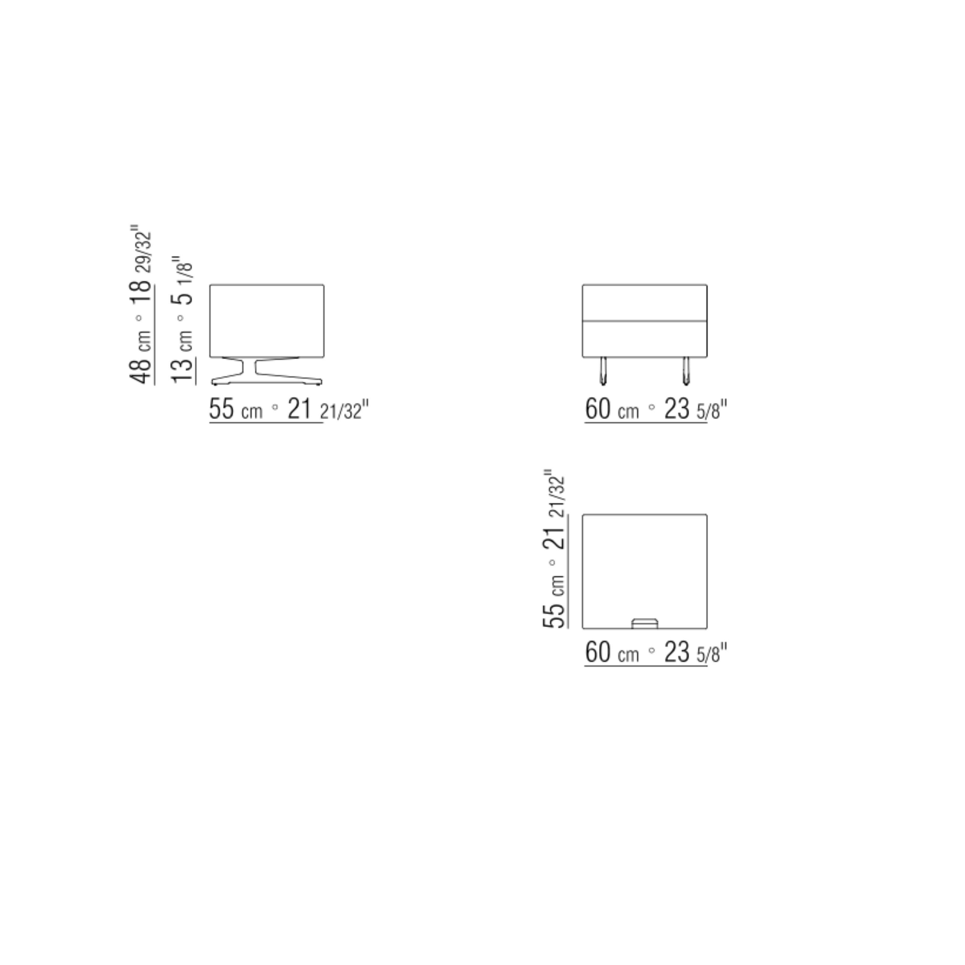 PIUMA CM.60X55 NIGHT TABLE W/DRAWERS , OAK WITH RAW WOOD EFFECT