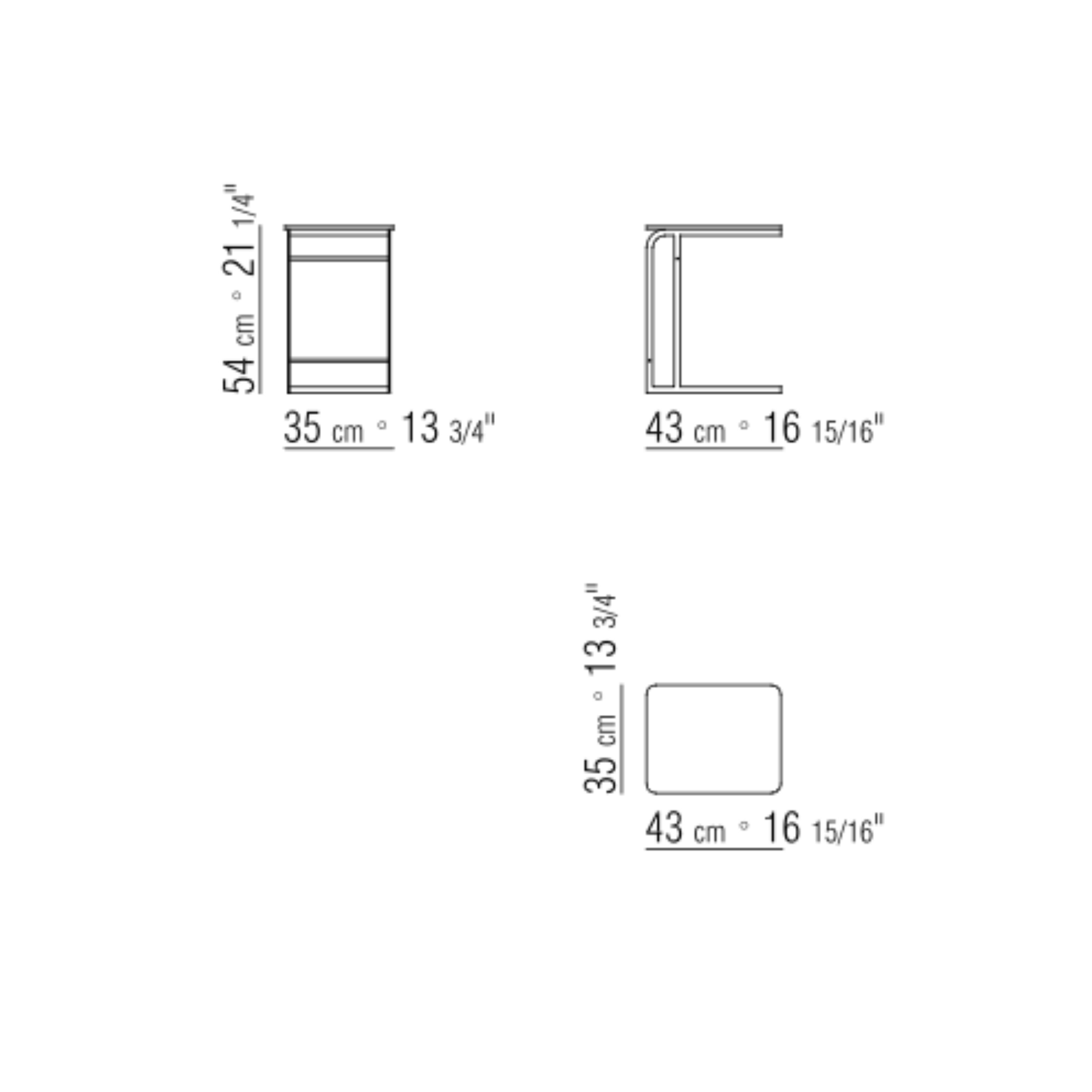 CARLOTTA DOVE GRAY SMALL TABLE BREAK CM. 35X43
