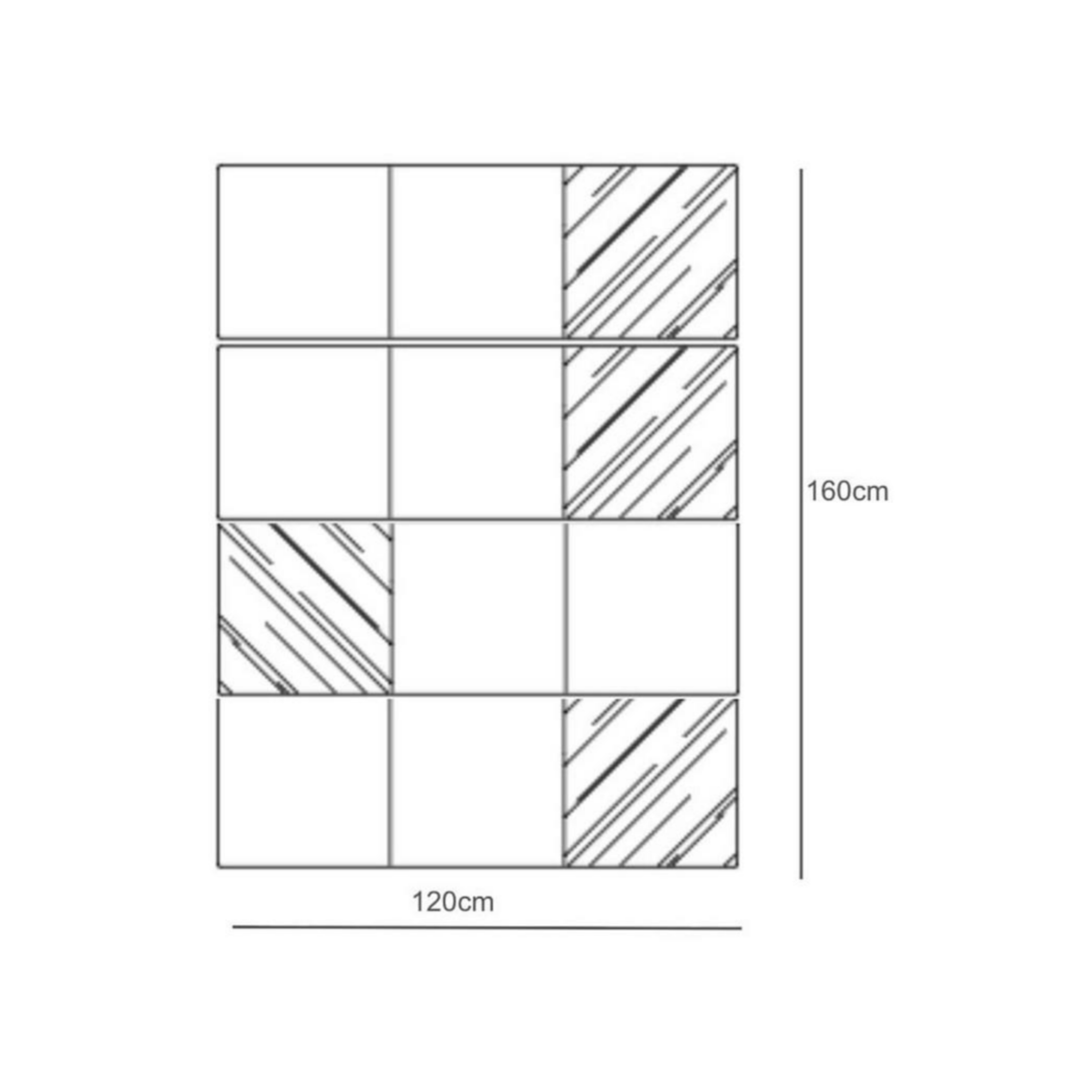 INFINITY BOOKCASE H160 W120