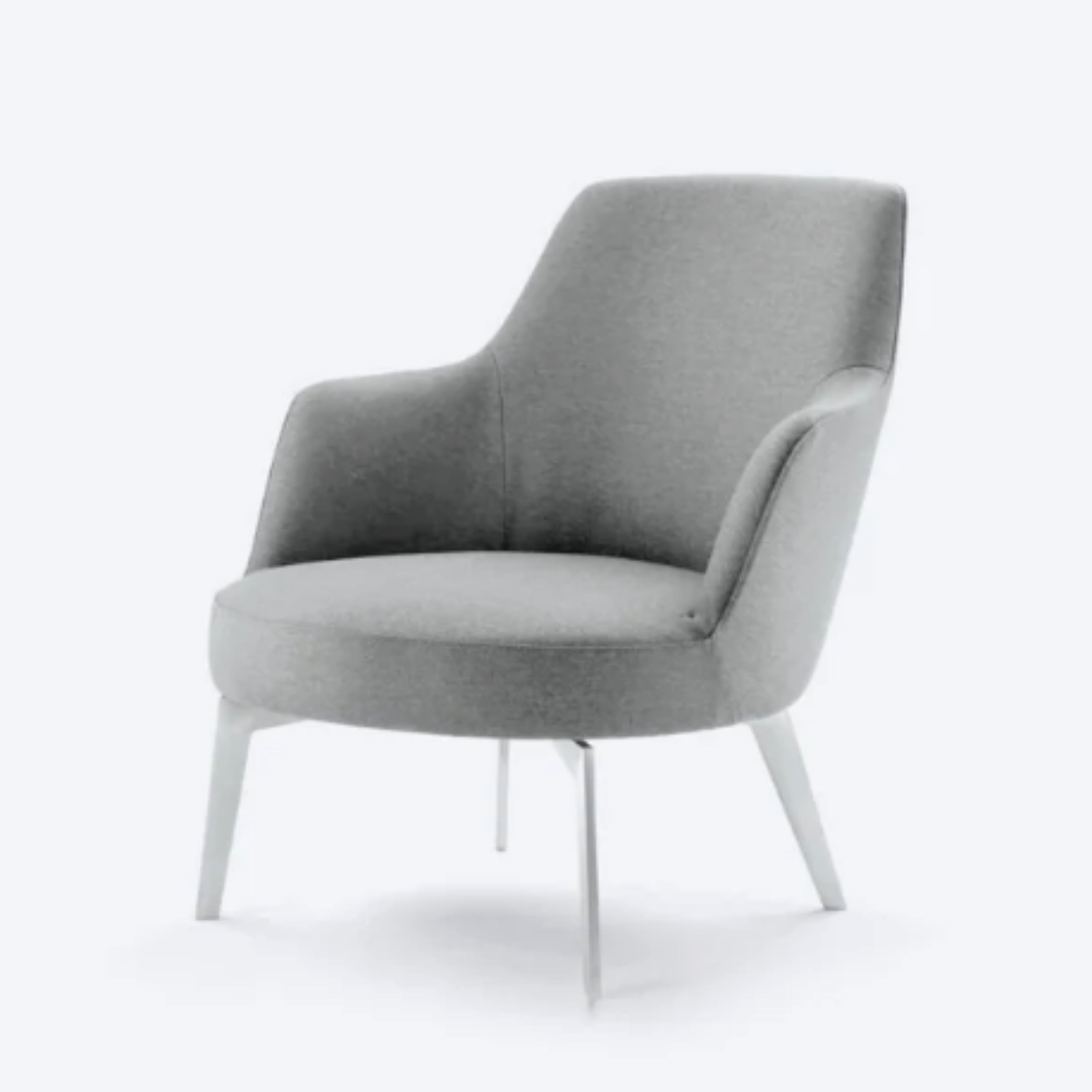 HERA ARMCHAIR METAL BASE CM. 68X80