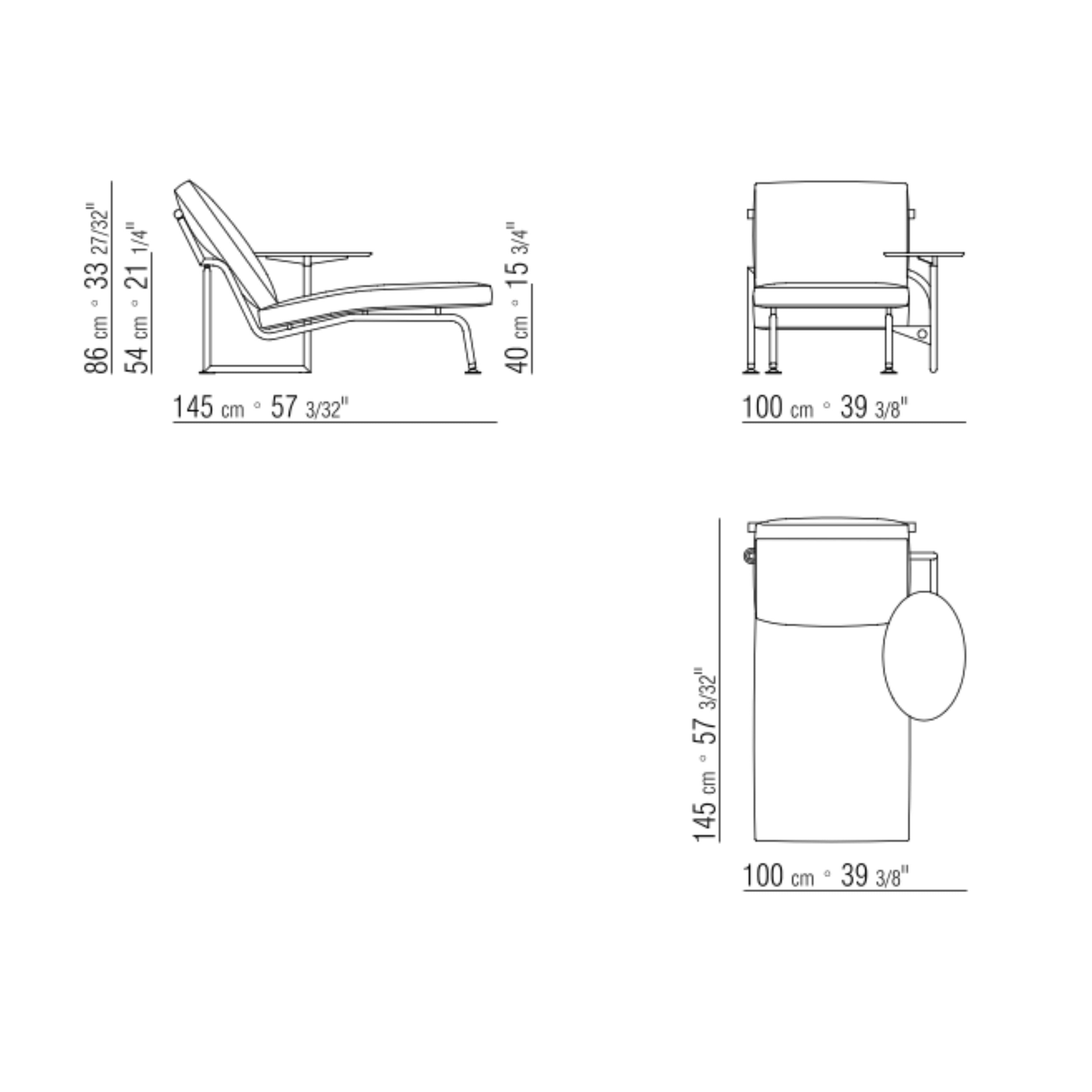 GINGER CM.100X145 CHAISE LOUNGE